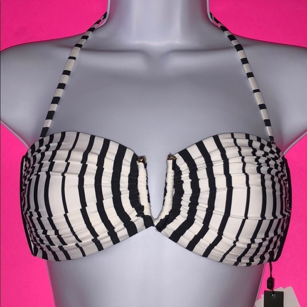 DESPI Bandeau Adventure Bikini Top nwt